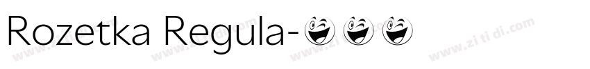 Rozetka Regula字体转换 Rozetka Regula字体转换